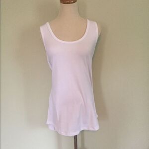 🆕 [A Ruby] White Layering Active Tank Sz: L NWT!